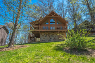 Pigeon Forge One Bedroom Plus Loft Cabin Rental