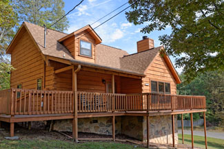 Pigeon Forge Two Bedroom Affordable Pet Friendly Cabin Rental